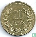 Colombie 20 pesos 1992 - Image 2