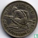 New Zealand 1 shilling 1948 - Image 1