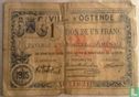 Ostend 1 Franc 1915 - Image 1