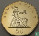 Royaume-Uni 50 new pence 1974 (BE) - Image 2