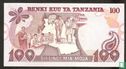 Tanzanie 100 Shilingi ND (1977) P8d - Image 2