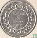 Tunesië 1 franc 1917 - Afbeelding 1