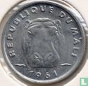 Mali 5 francs 1961 - Image 1