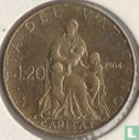 Vatican 20 lire 1964 - Image 1