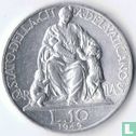 Vatican 10 lire 1949 - Image 1
