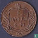 Suède 1 daler S.M. 1717 - Image 2