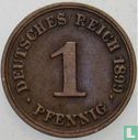 Duitse Rijk 1 pfennig 1899 (G) - Afbeelding 1