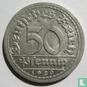 Deutsches Reich 50 Pfennig 1920 (G) - Bild 1