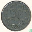 Argentinië 20 centavo 1907