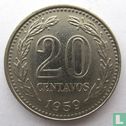 Argentine 20 centavos 1959 - Image 1