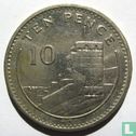 Gibraltar 10 pence 1988  (AB) - Image 2