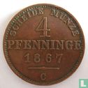 Pruisen 4 pfenninge 1867 (C) - Afbeelding 1