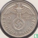 Empire allemand 2 reichsmark 1937 (D) - Image 1