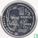France 1½ euro 2002 (PROOF) "200th anniversary of the birth of Victor Hugo" - Image 1