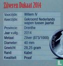 Nederland 1 dukaat 2014 (PROOF) "Drenthe" - Afbeelding 3
