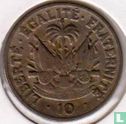 Haïti 10 centimes 1949 - Afbeelding 2