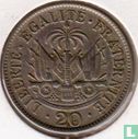 Haïti 20 centimes 1907 - Image 2