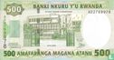 Rwanda 500 Francs 2008 - Image 1