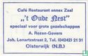Café Restaurant annex Zaal " 't Oude Nest" - Image 1