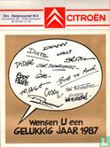 Calendrier Citroën 1987 - Image 1