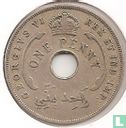 Brits-West-Afrika 1 penny 1943 (H) - Afbeelding 2