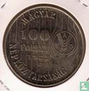 Hongrie 100 forint 1983 "FAO" - Image 1