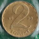 Hongarije 2 forint 1990 - Afbeelding 1
