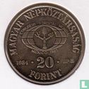 Hungary 20 forint 1984 "9th World forestry congress in Mexico city" - Image 1