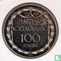 Hongrie 100 forint 1990 "200th anniversary of Hungarian theatre" - Image 1