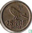 Norway 25 øre 1962 - Image 1
