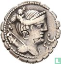 Roman Republic. Ti. Claudius Nero, AR Denarius Rome 79 BC. - Image 1