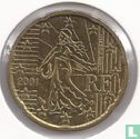 Frankrijk 20 cent 2001 - Afbeelding 1