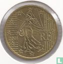 Frankrijk 50 cent 2001 - Afbeelding 1
