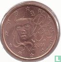 France 5 cent 2001 - Image 1