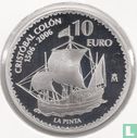Spanien 10 Euro 2006 (PP) "500th anniversary of the death of Christopher Colombus - La Pinta" - Bild 2