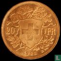 Zwitserland 20 francs 1922 - Afbeelding 1