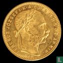 Hungary 8 forint / 20 francs 1886 - Image 2