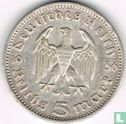 German Empire 5 reichsmark 1936 (without swastika - G) - Image 1