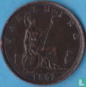 Vereinigtes Königreich ½ Penny 1867 - Bild 1
