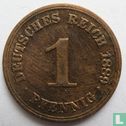 German Empire 1 pfennig 1889 (A) - Image 1