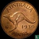 Australie 1 penny 1939 - Image 1