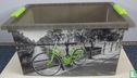 Opbergdoos groene fiets - Afbeelding 1
