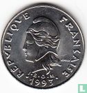 Polynésie française 20 francs 1993 - Image 1