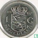 Nederland 1 gulden 1967 (nikkel - misslag) - Afbeelding 1