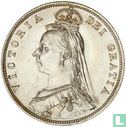 Verenigd Koninkrijk ½ crown 1887 (type 2) - Afbeelding 2
