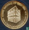 Cuba 5 pesos 1975 (PROOF) "25th anniversary National Bank of Cuba" - Image 1