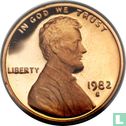United States 1 cent 1982 (PROOF) - Image 1