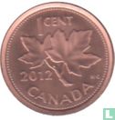 Canada 1 cent 2012 (zinc recouvert de cuivre) - Image 1