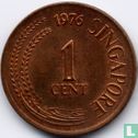 Singapore 1 cent 1976 (staal bekleed met koper) - Afbeelding 1