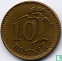 Finlande 10 penniä 1963 - Image 2